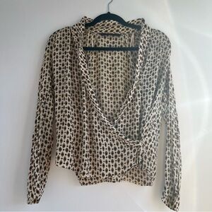 ZARA PATTERNED BLOUSE